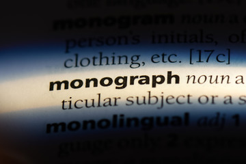 monograph - obrazy, fototapety, plakaty