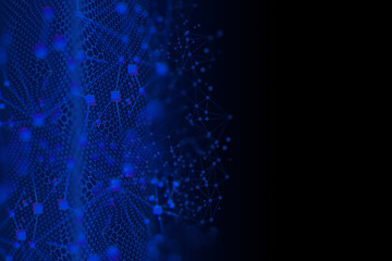 ai brain system data connecting to analysis , light internet social network background, illustration of global web with link to electric information, cyber with group of security, hacker online to net