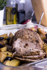 Lomo de cerdo con Patatas