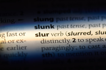 slur