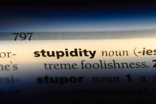 stupidity