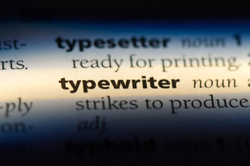 typewriter
