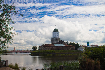 Fototapeta na wymiar Vyborg Castle. Vyborg 