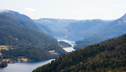 View on a Norwegian lake