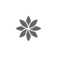 Flower Icon. Vector illustration, flat design.