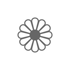 Obraz premium Flower Icon. Vector illustration, flat design.