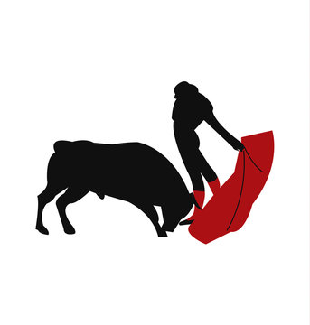 Matador involved in bullfighting