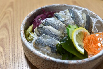 秋刀魚の刺身