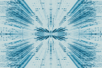 Cityscape of skyscrapers of Moscow City