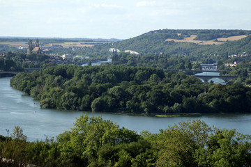 Fototapeta na wymiar Vallée de la Seine
