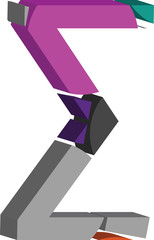 3d font symbol