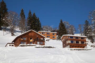 Winter in alps