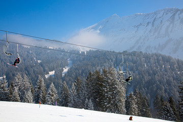 Winter in alps