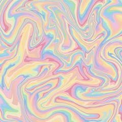 Marble background in pastel colors. Fluid painting. Vector illustration