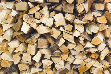 chopped firewood texture