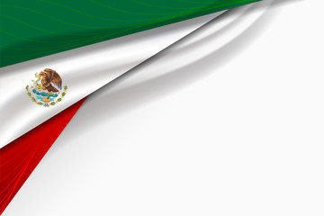 Mexico flag color background concept for National holiday, Independence Day and other events, Vector illustration