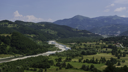 Fototapeta na wymiar Valley of River Tara