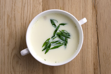 Soup puree with onion