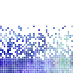 abstract vector square pixel mosaic background