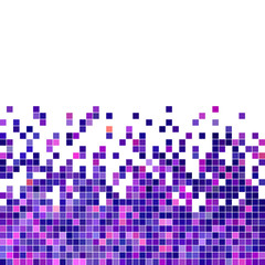 abstract vector square pixel mosaic background