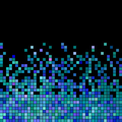 abstract vector square pixel mosaic background