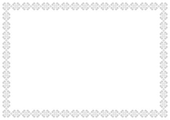 Ornamental border or frame in white with black outlines isolated on white background for photo, picture, sheet of book or notebook, letter,decoration, inscription, text, document, certificate, diploma