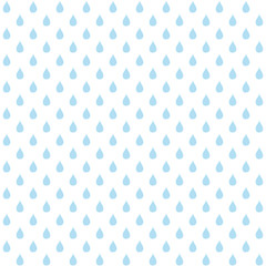 Seamless background, pattern with water drops. Vector illustration