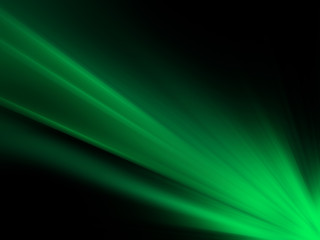 Green Sun Rays Background