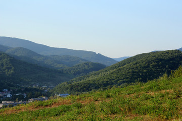 Fototapeta na wymiar Mountain View. Carpathians, Ukraine.