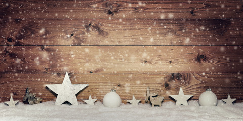 christmas background with snowfall
