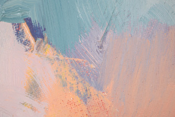 Artists oil paints multicolored closeup abstract background