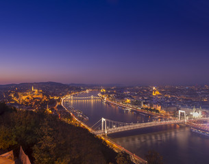 Fototapeta na wymiar Budapest cityscape at night. Hungary