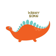 Cute dino illustration