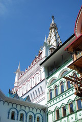 Fragment of courtyard in the morning light # 2