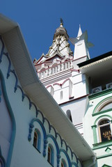 Fragment of courtyard in the morning light # 1