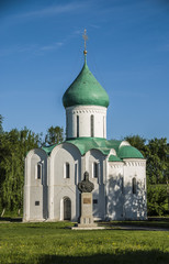 Old orthodox temple in the morning light