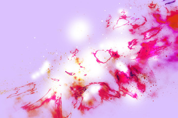 The abstract colorful background