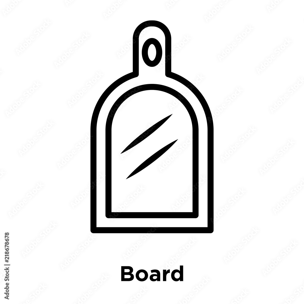 Poster board icon isolated on white background. modern and editable board icon. simple icons vector illustr