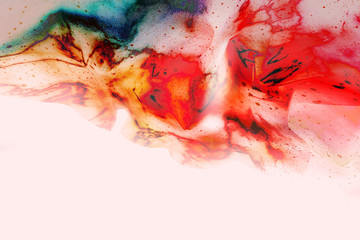 The abstract colorful background