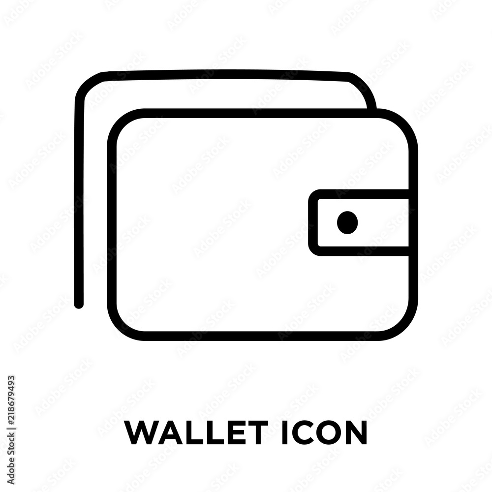 Poster wallet icons isolated on white background. modern and editable wallet icon. simple icon vector illus