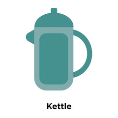 Kettle icon vector isolated on white background, Kettle sign
