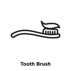 tooth brush icons isolated on white background. Modern and editable tooth brush icon. Simple icon vector illustration.