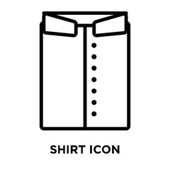 shirt icons isolated on white background. Modern and editable shirt icon. Simple icon vector illustration.