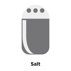 Salt icon vector isolated on white background, Salt sign