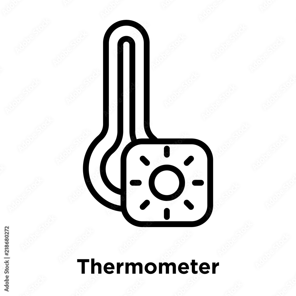 Poster thermometer icons isolated on white background. modern and editable thermometer icon. simple icon ve