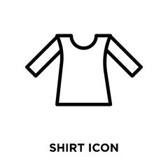 shirt icons isolated on white background. Modern and editable shirt icon. Simple icon vector illustration.