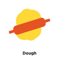 Dough icon vector isolated on white background, Dough sign