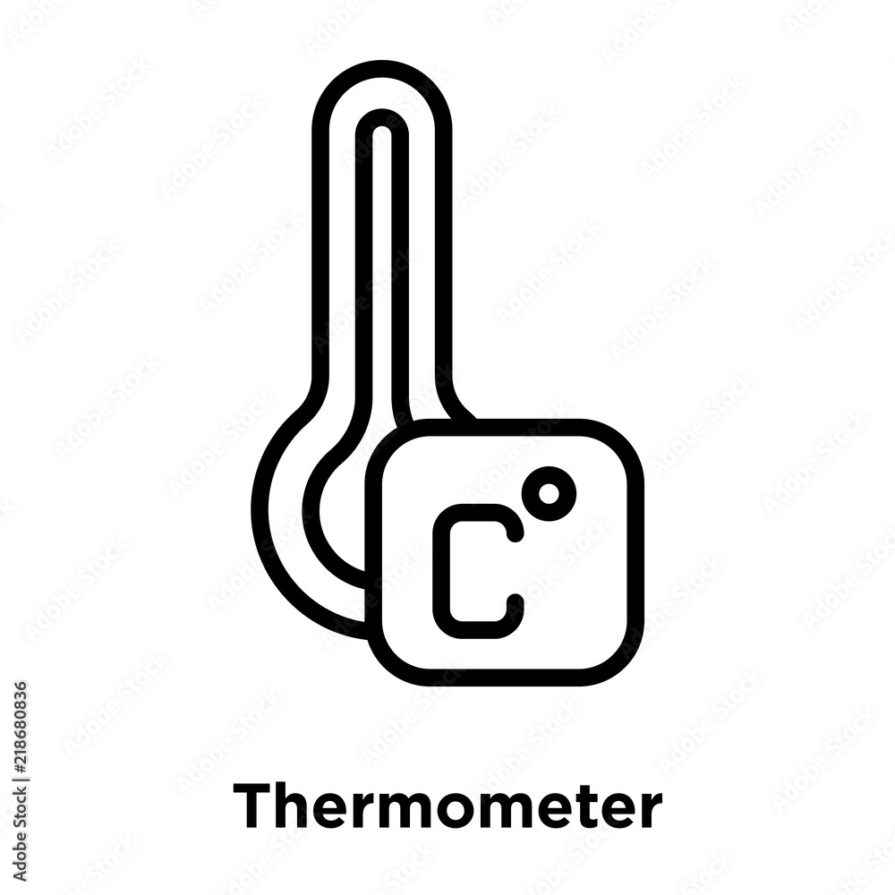 Poster thermometer icons isolated on white background. modern and editable thermometer icon. simple icon ve