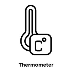 thermometer icons isolated on white background. Modern and editable thermometer icon. Simple icon vector illustration.