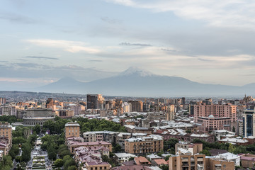Fototapeta premium Ararat over Yerevan